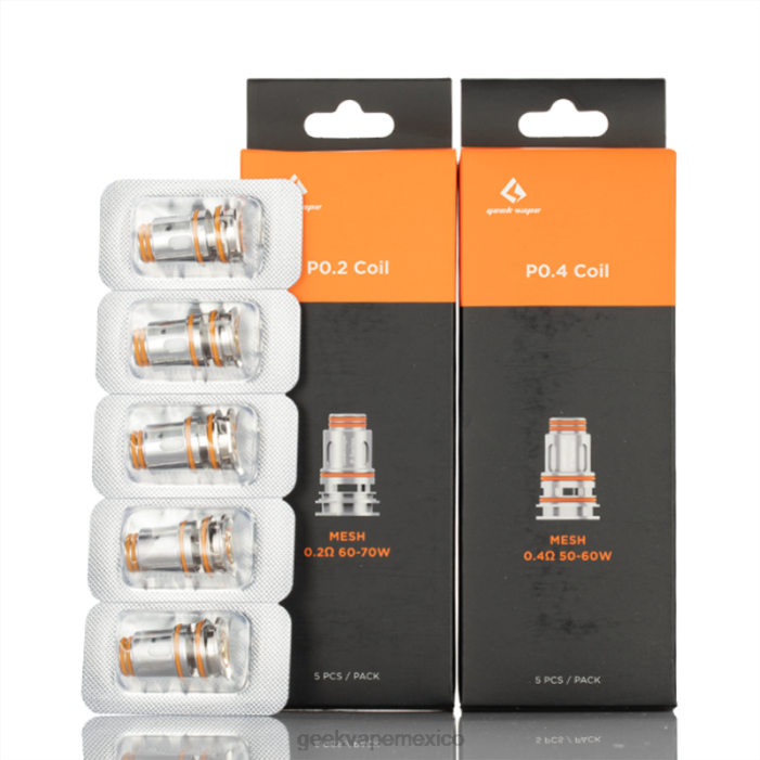 GeekVape 5 unids/pack bobina serie p p0,2 ohmios RLVN13 Geek Vape Mexico