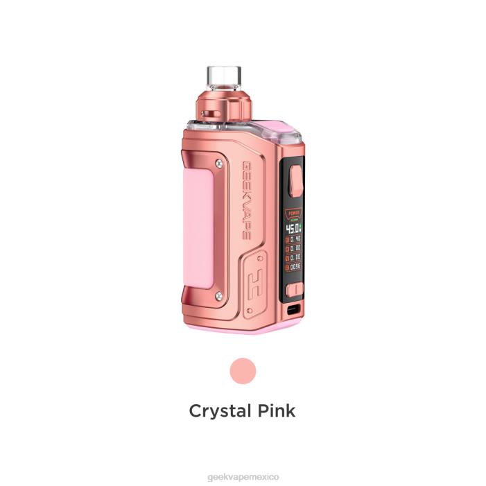 GeekVape h45 (aegis hero 2) pod mod kit edición de cristal cristal violeta RLVN139 Geek Vape Shopping