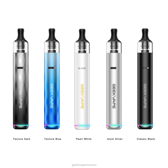 GeekVape kit de pluma vapeador wenax s3 (stylus 3) 1100mah textura oscura RLVN62 GeekVape Mexico