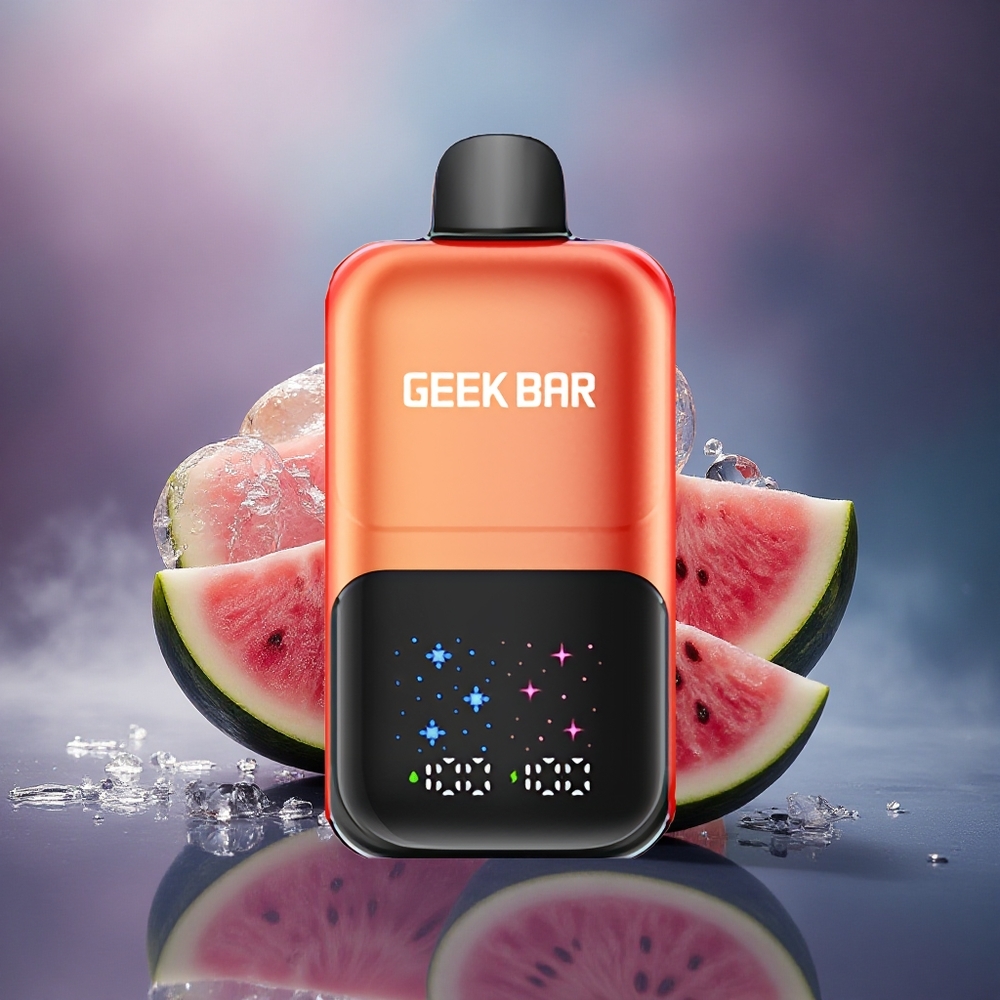 GEEK BAR 2GO 20ml 50000 Puffs Chicle Helado de Sandía con Pantalla Interactiva y 5% de Nicotina