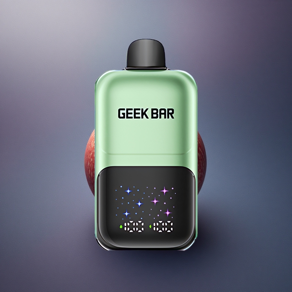 GEEK BAR 2GO 20ml 50000 Puffs Doble Manzana A&B con Pantalla Interactiva y Niveles Ajustables