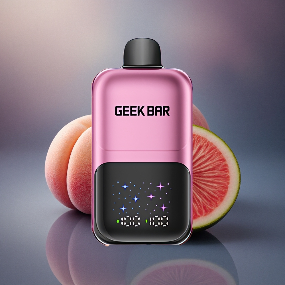 GEEK BAR 2GO 20ml 50000 Puffs Durazno & Sandía con Pantalla Interactiva y 5% Nicotina