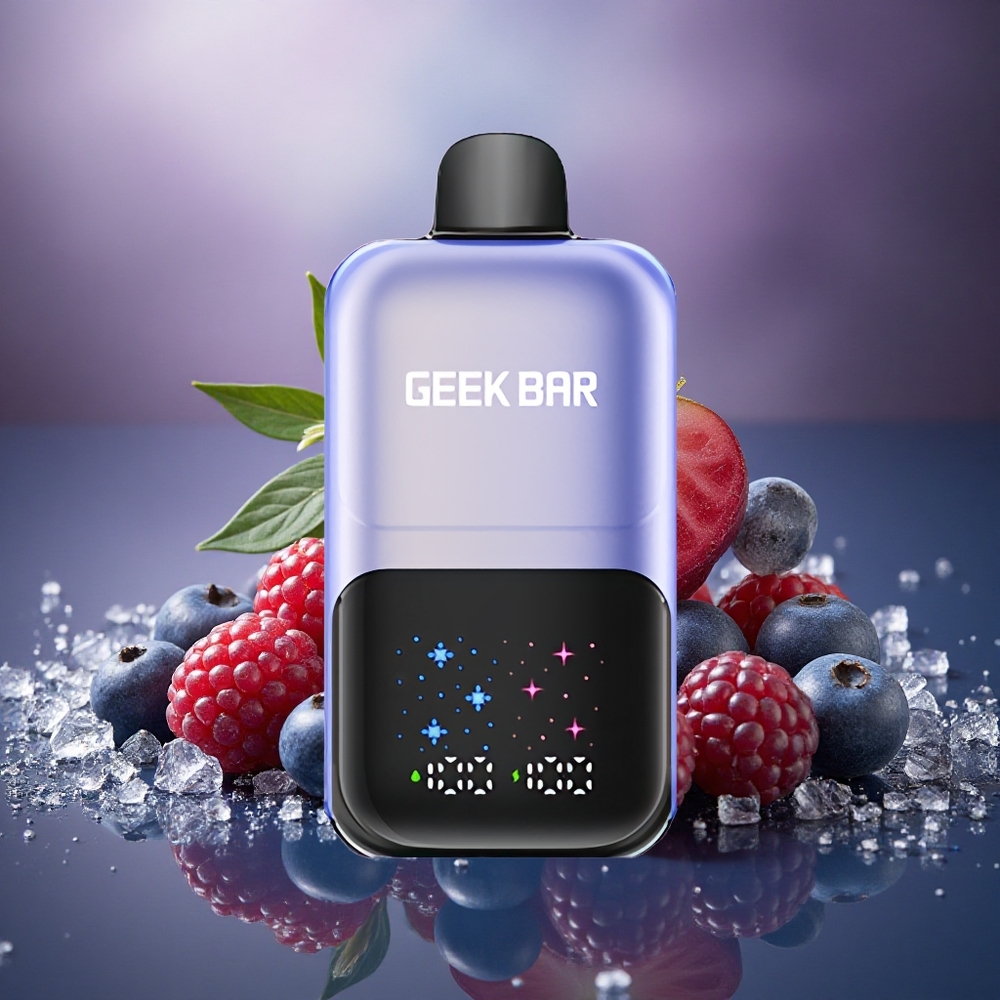 GEEK BAR 2GO 20ml 50000 Puffs Helado de Frutas Mixtas con Pantalla Interactiva y 5% Nicotina