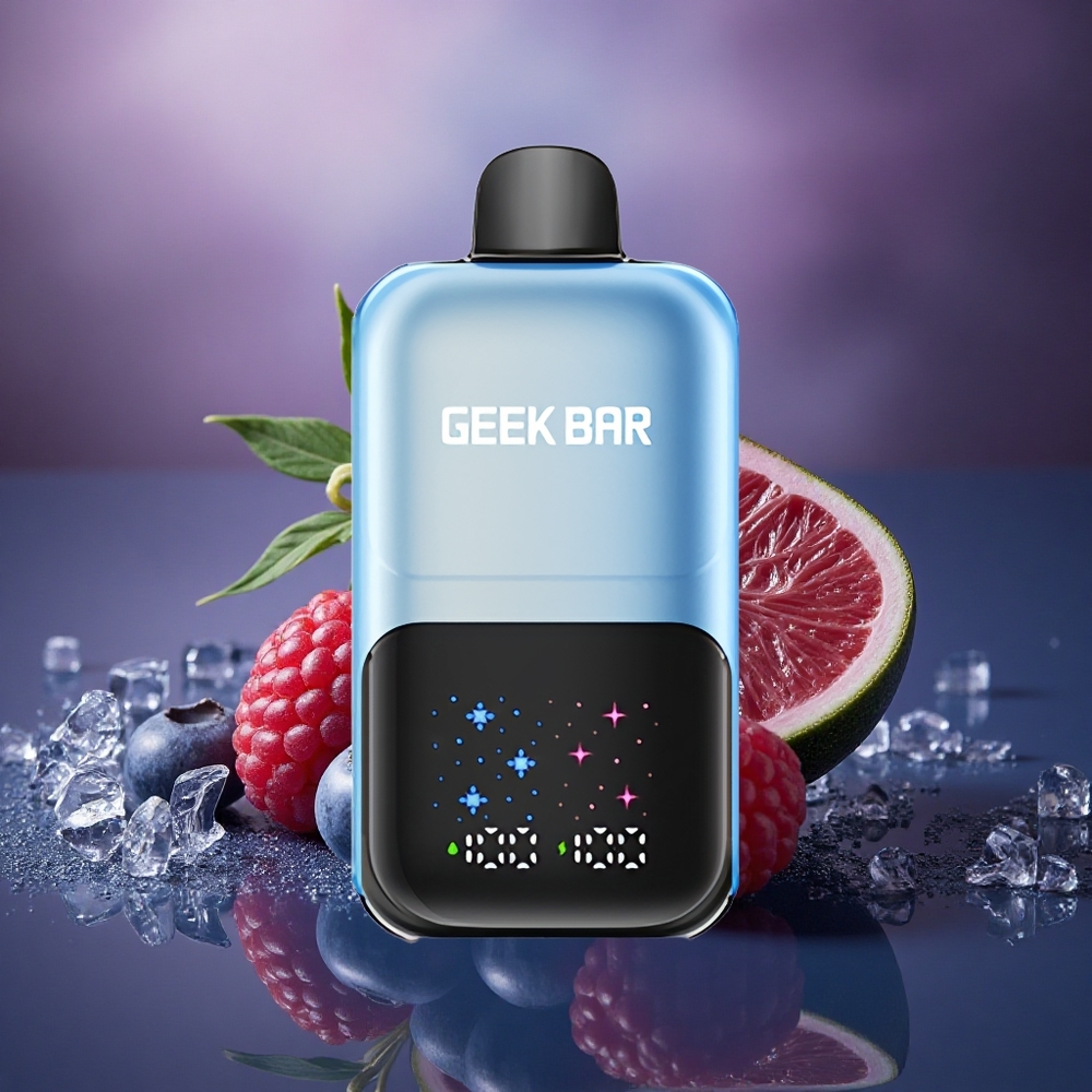 GEEK BAR 2GO 20ml 50000 Puffs Helado de Mora Azul con Ajuste de 3 Niveles y Nicotina al 5%