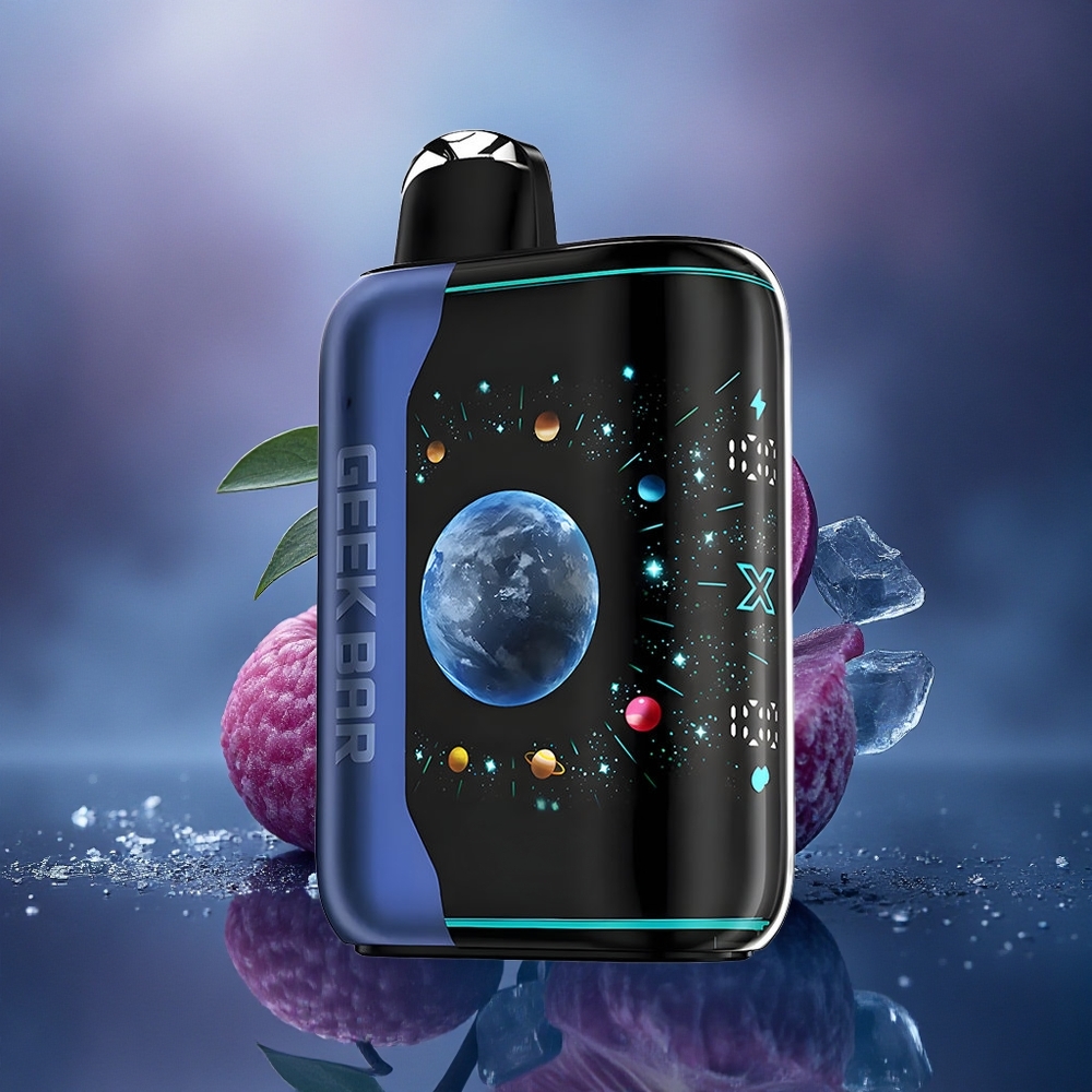 GEEK BAR Platinum Edition 25000 Puffs Azul Frambuesa Hielo con 20mL de E-Líquido y 2% de Nicotina