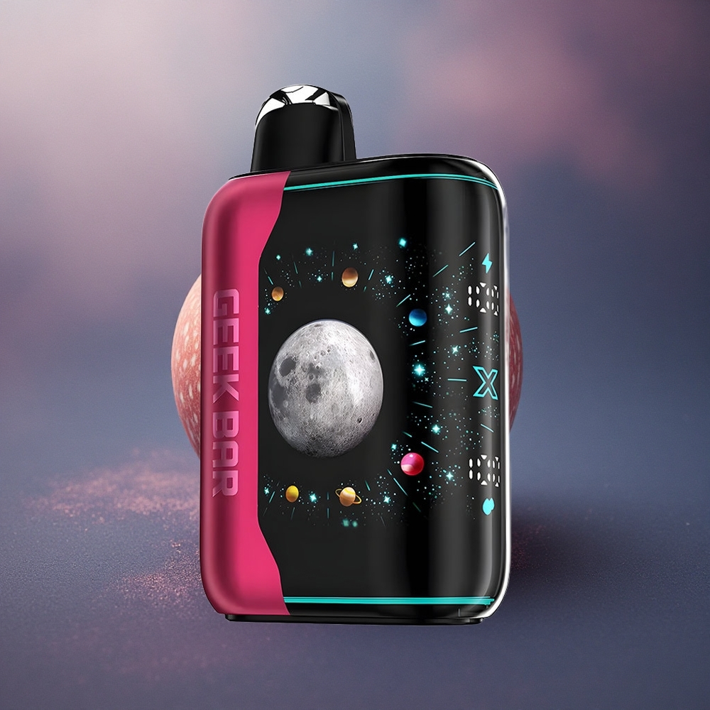 GEEK BAR Platinum Edition 25000 Puffs Polvo Rosa Agrio con 2% de Nicotina y Carga Rápida USB-Type C