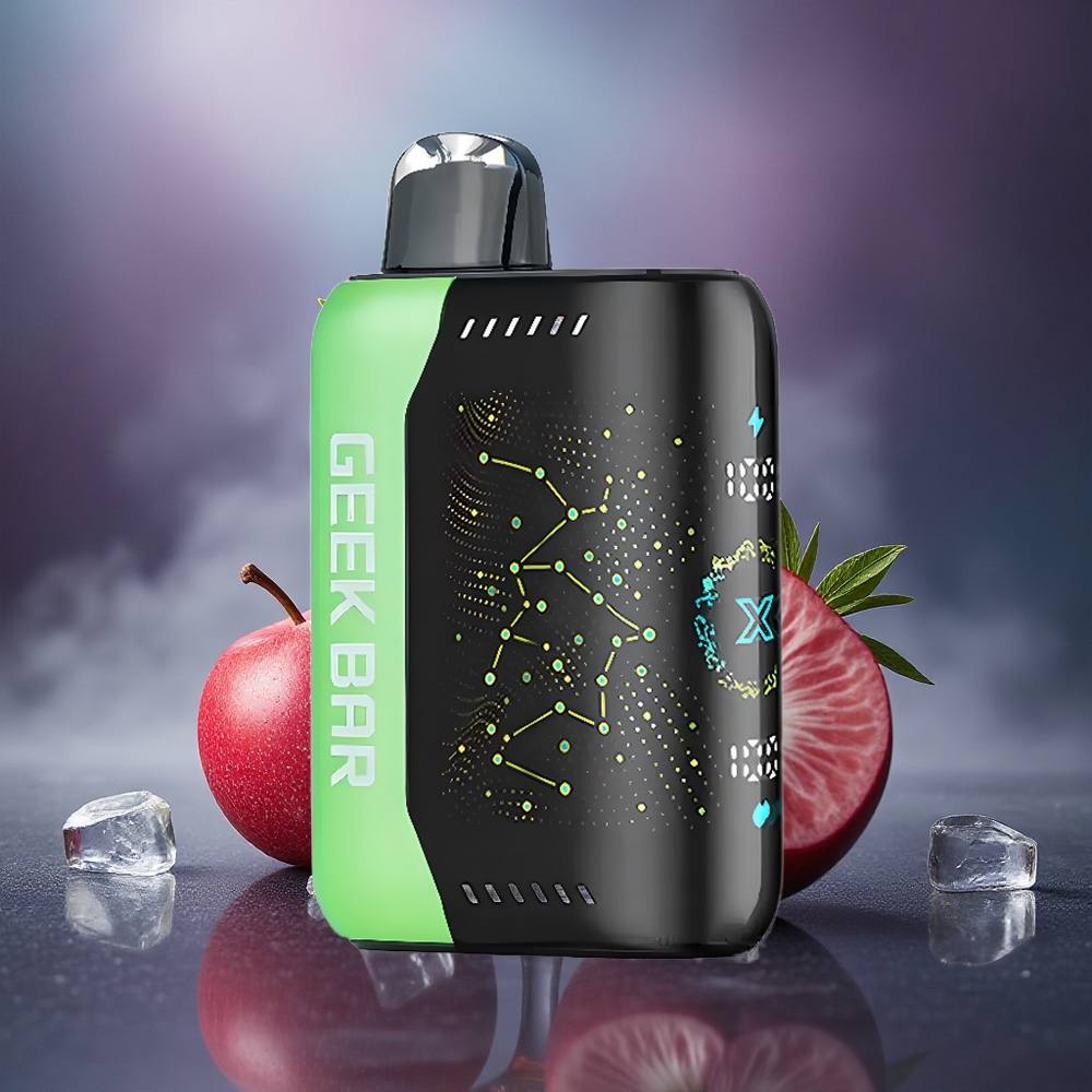 GEEK BAR Pulse X 25000 Puffs Caladas con 18mL de Líquido y Pantalla Curva 3D