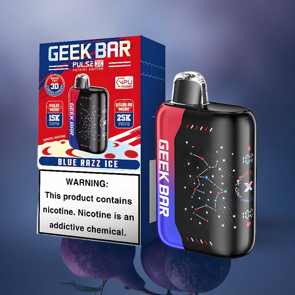 GEEK BAR Pulse X 25000 Puffs Edición Patriota con 18mL y 0-5% Nicotina