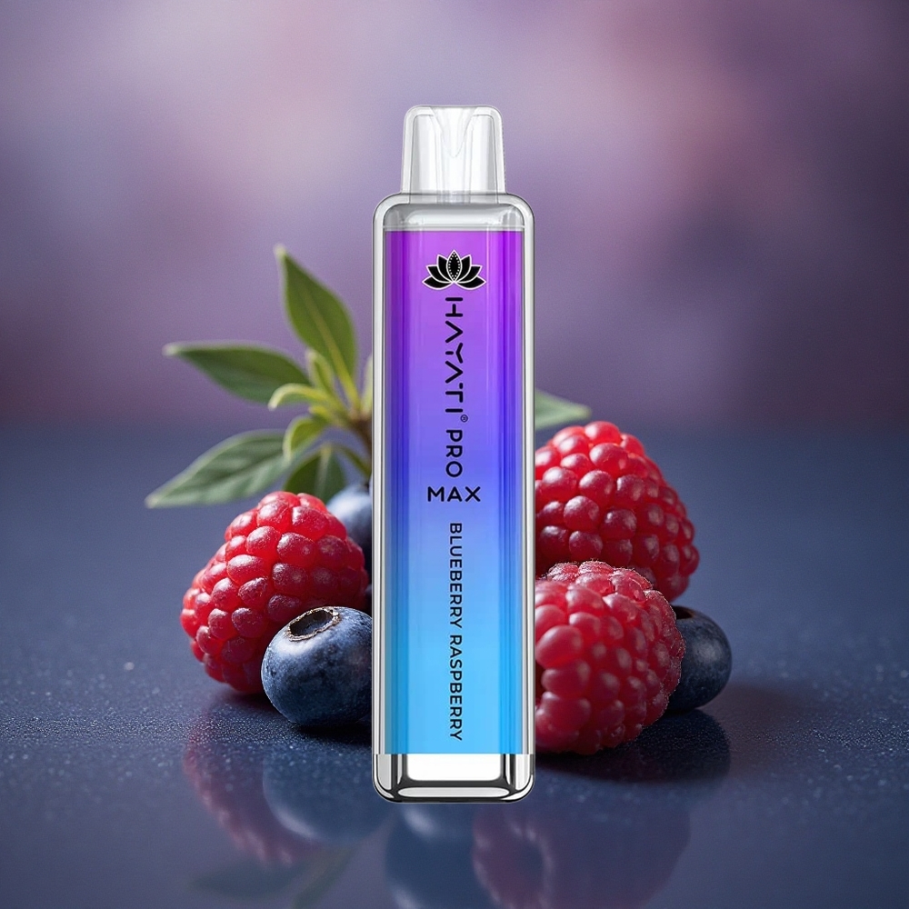 Hayati Pro Max 4000 Puffs Arándano Frambuesa Dual Coil 1400mAh Hayati Pro Max 4000 Puffs Arándano Frambuesa Dual Coil 1400mAh