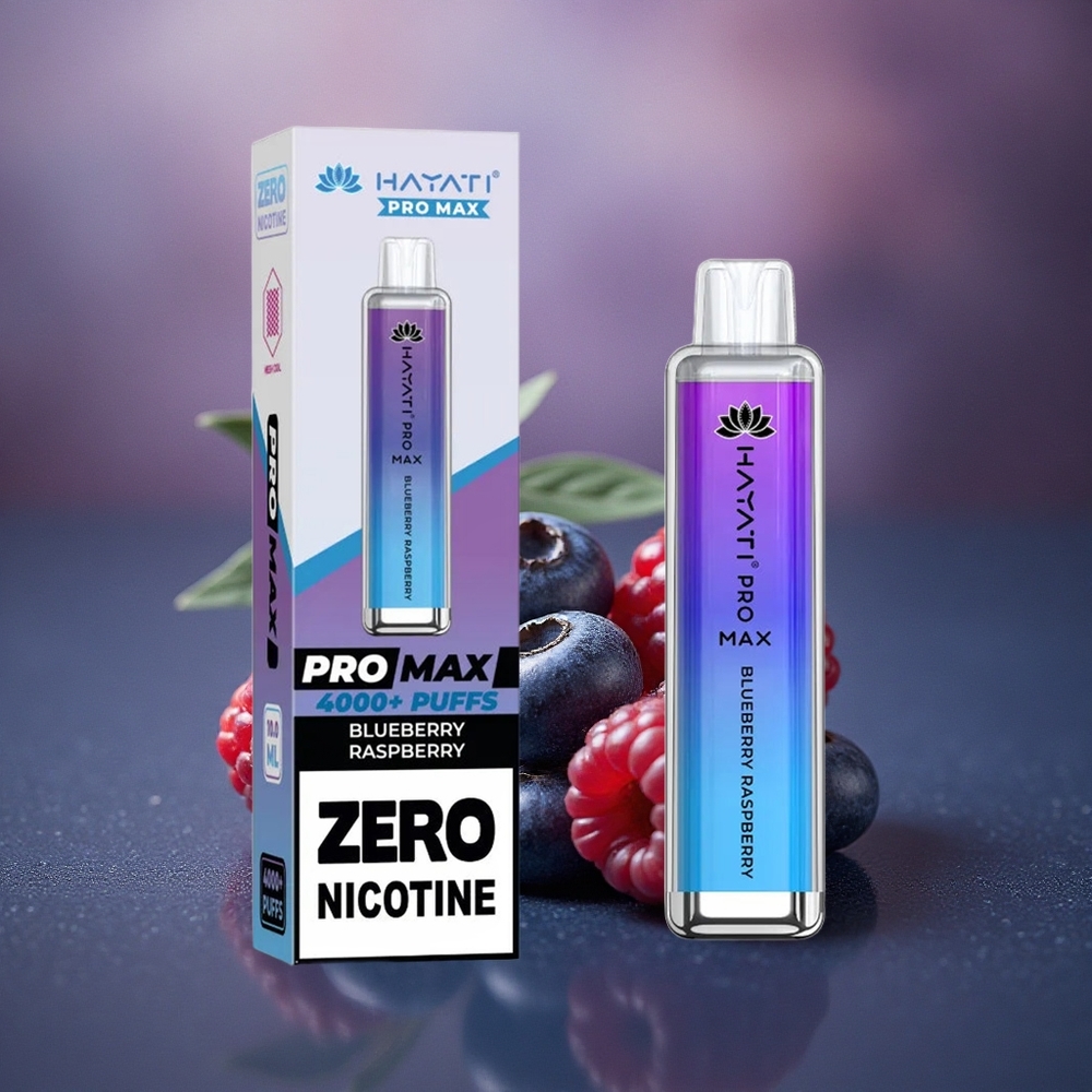 Hayati Pro Max 4000 Puffs Arándano Frambuesa Dual Coil 1400mAh