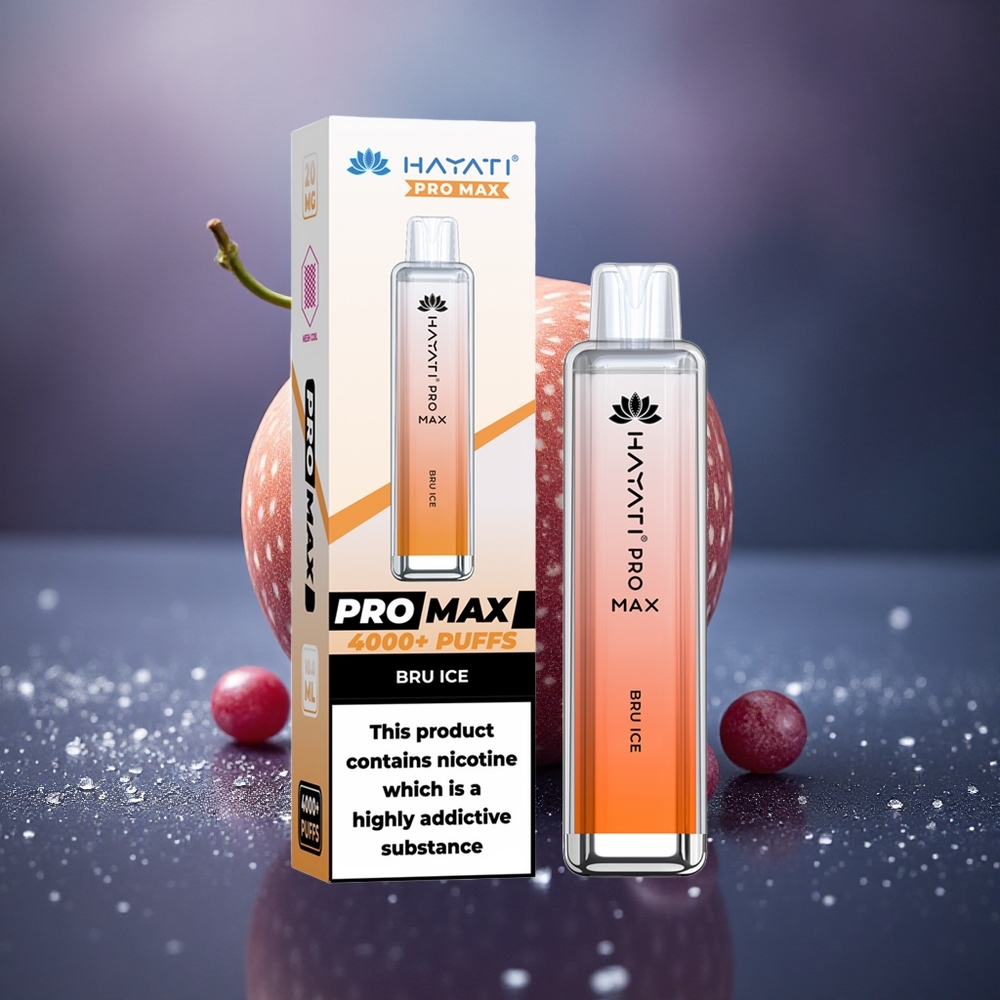 Hayati Pro Max 4000 Puffs Bru Ice 1400mAh Recargable 2ml