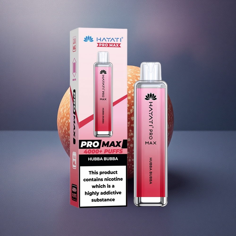 Hayati Pro Max 4000 Puffs Bubba Bubba Doble Bobina Recargable 1400mAh