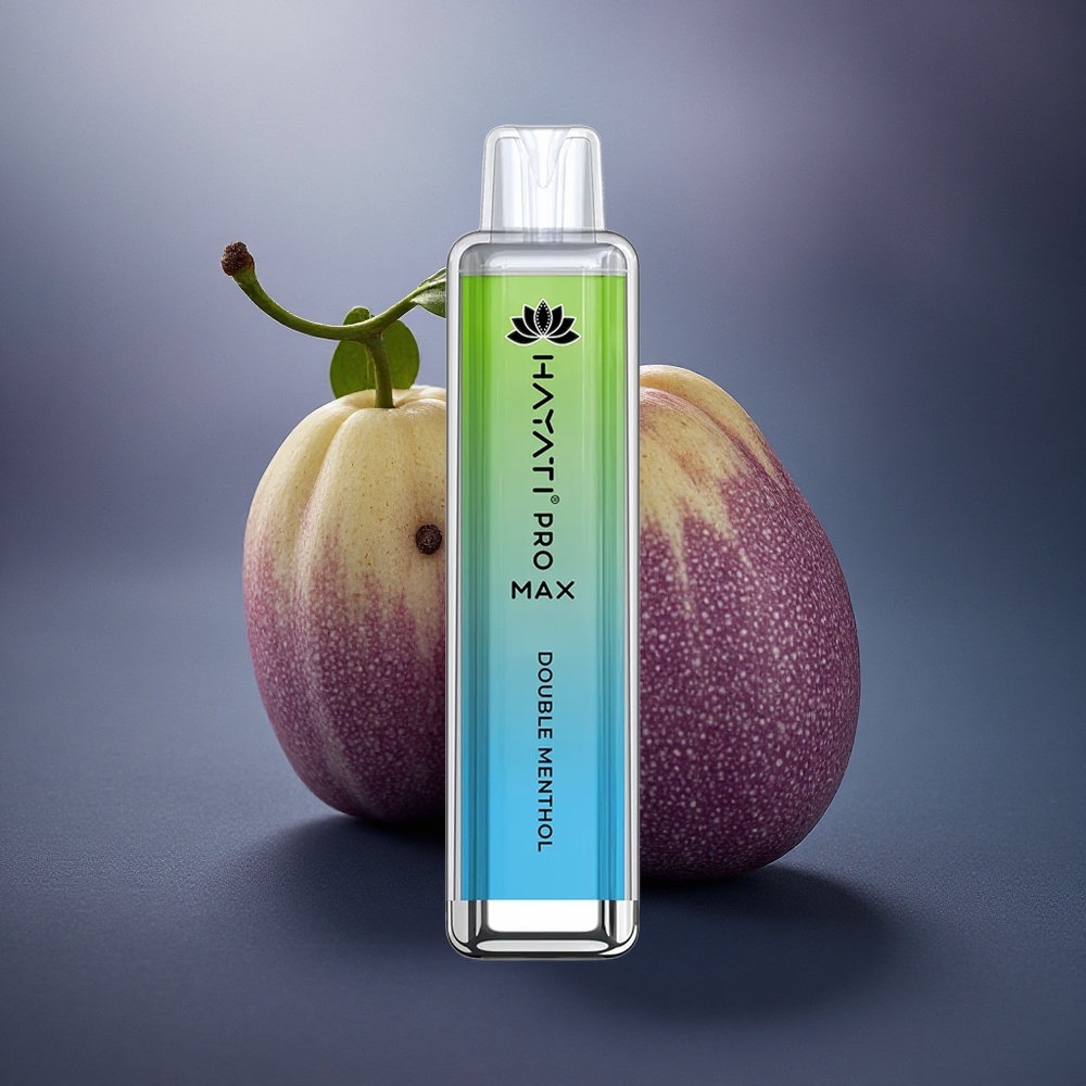 Hayati Pro Max 4000 Puffs Doble Mentol Recargable 1400mAh Nicotina 5%