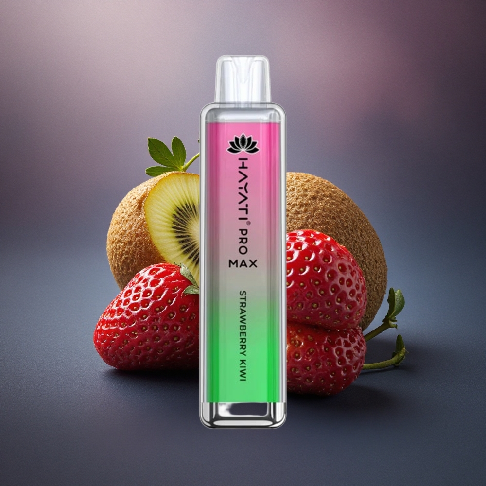 Hayati Pro Max 4000 Puffs Fresa Kiwi Recargable 1400mAh