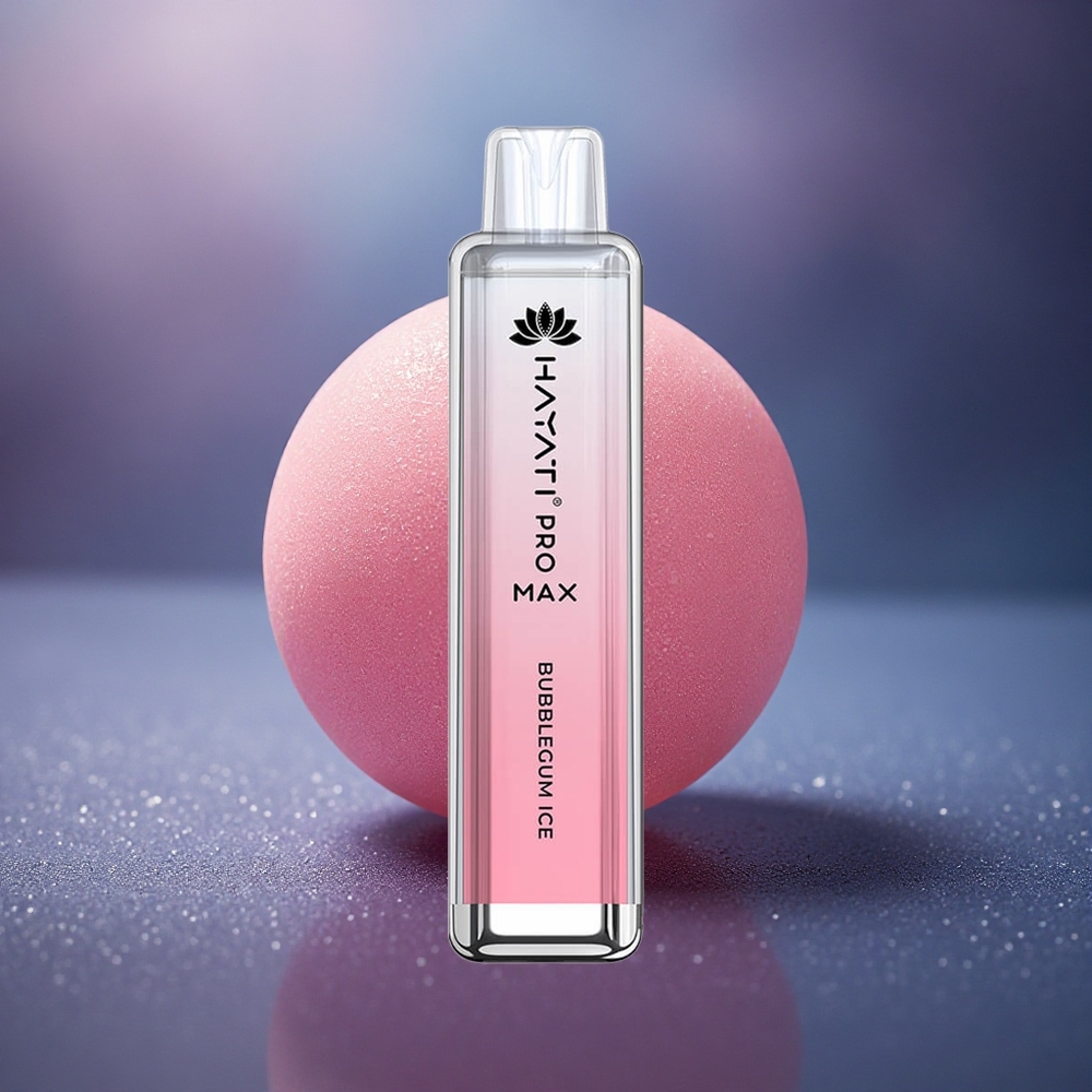 Hayati Pro Max 4000 Puffs Helado de Chicle Dual Coil 1.1 Ohm Recargable 1400mAh
