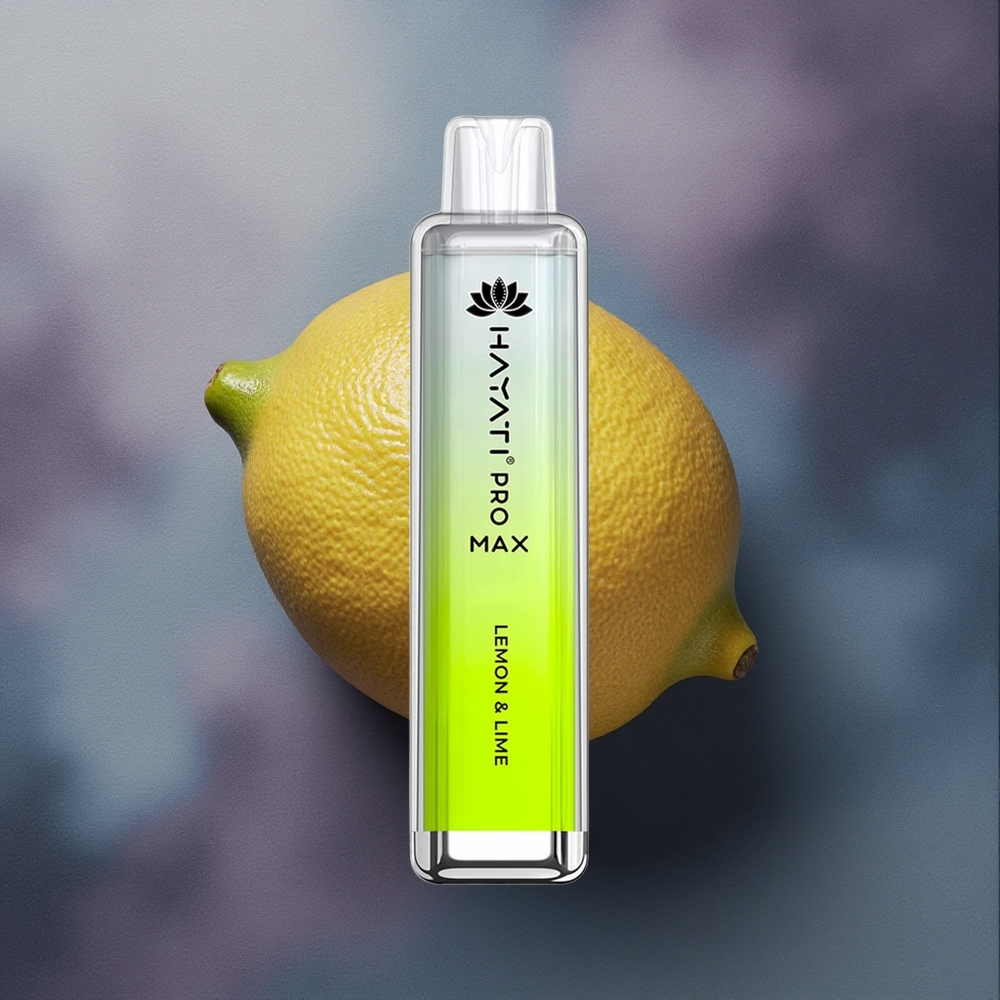 Hayati Pro Max 4000 Puffs Limón & Lima 5% Nicotina 1400mAh Recargable