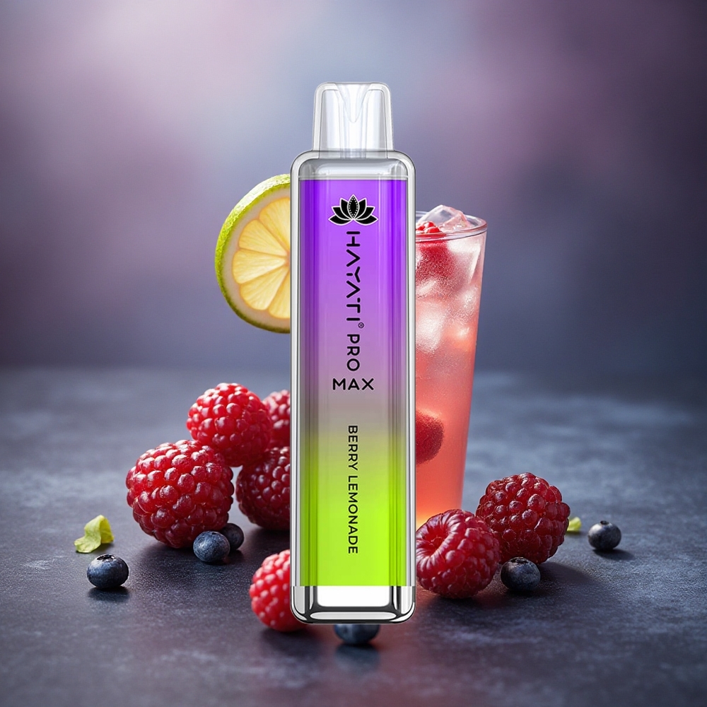 Hayati Pro Max 4000 Puffs Limonada de Bayas con 5% Nicotina y 1400mAh