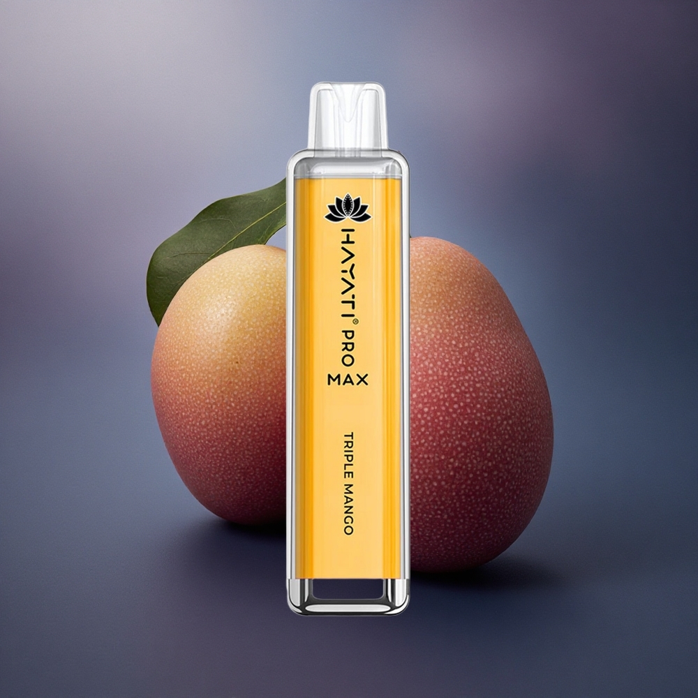 Hayati Pro Max 4000 Puffs Mango Triple con 5% Nicotina y 1400mAh