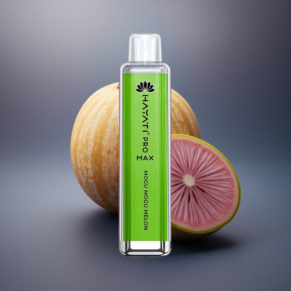 Hayati Pro Max 4000 Puffs Melón Mogu Mogu Dual Coil 1400mAh Recargable
