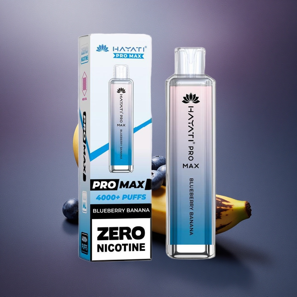 Hayati Pro Max 4000 Puffs Morazul Plátano 2ml Dual Coil 1400mAh