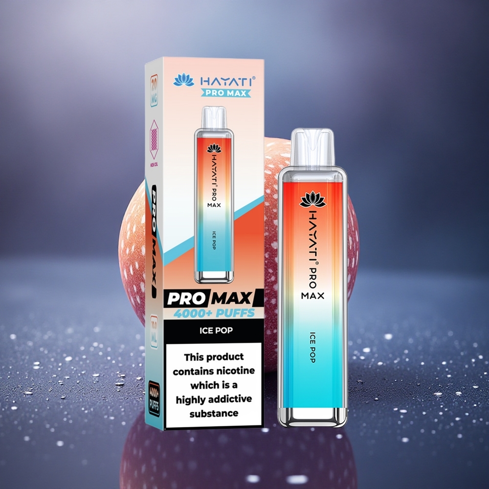 Hayati Pro Max 4000 Puffs Paleta de Hielo Recargable 1400mAh 2ml