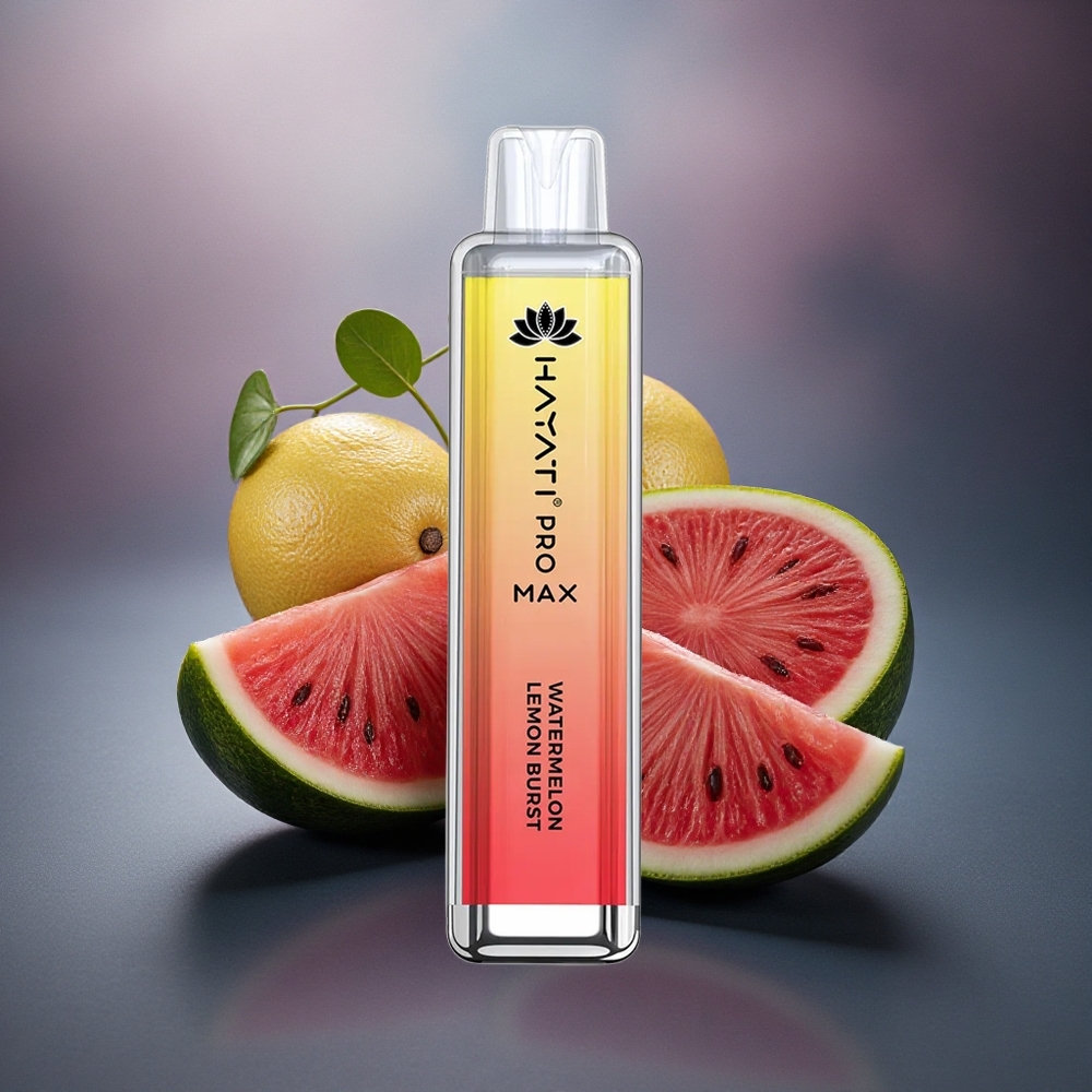 Hayati Pro Max 4000 Puffs Sandía Limón Explosión con 5% Nicotina y Batería 1400mAh