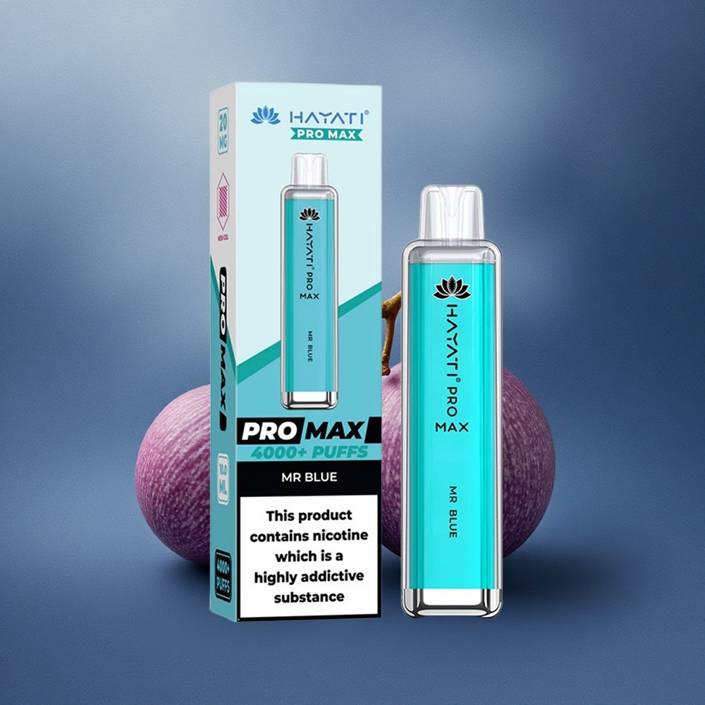 Hayati Pro Max 4000 Puffs Señor Azul 1400mAh Recargable 2ml