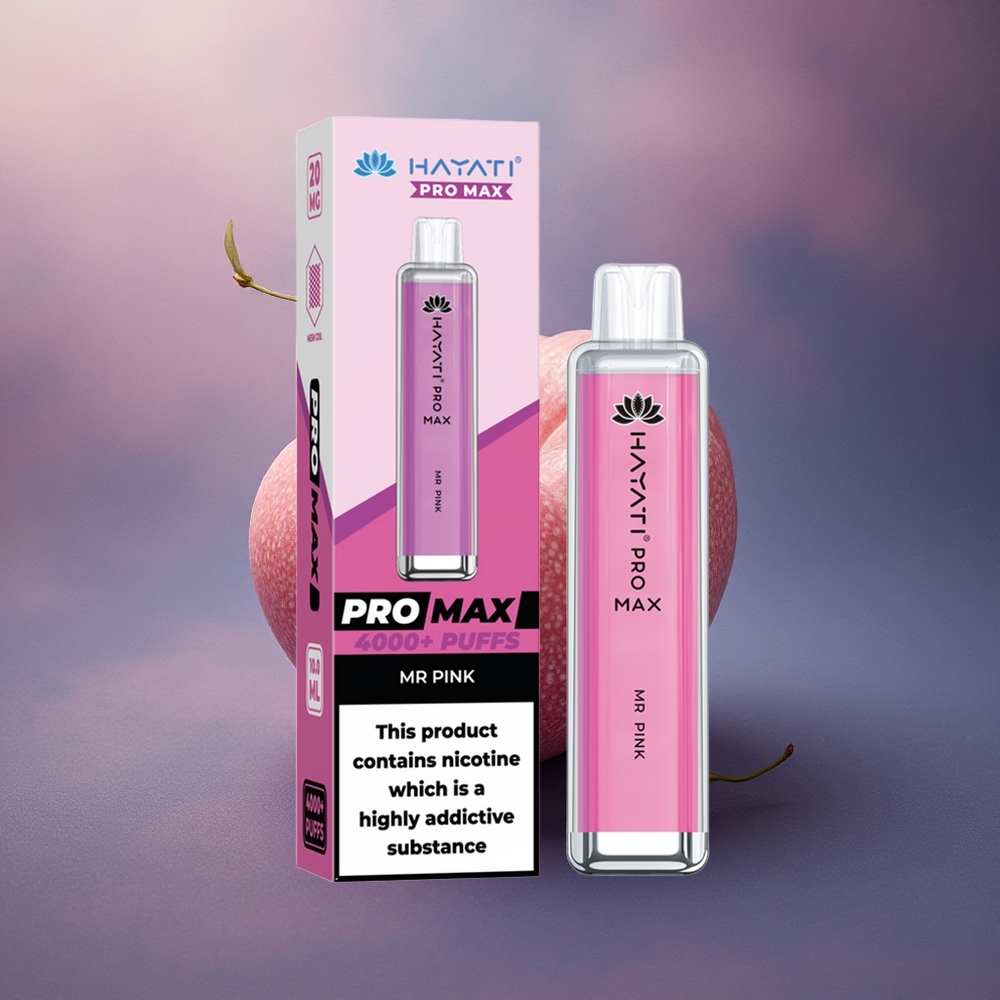 Hayati Pro Max 4000 Puffs Señor Rosa 2ml 1400mAh Recargable