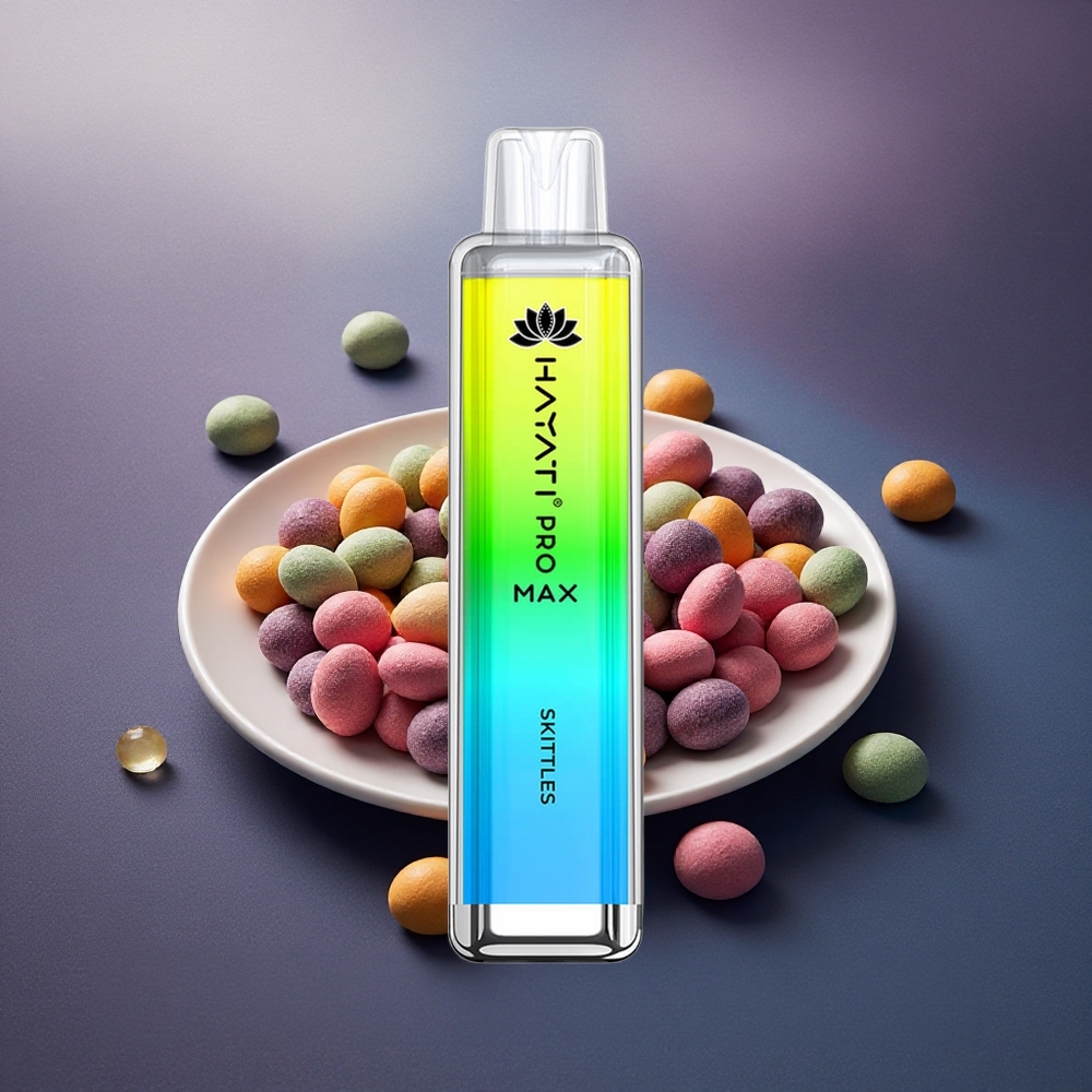 Hayati Pro Max 4000 Puffs Skittles Doble Bobina LED 1400mAh