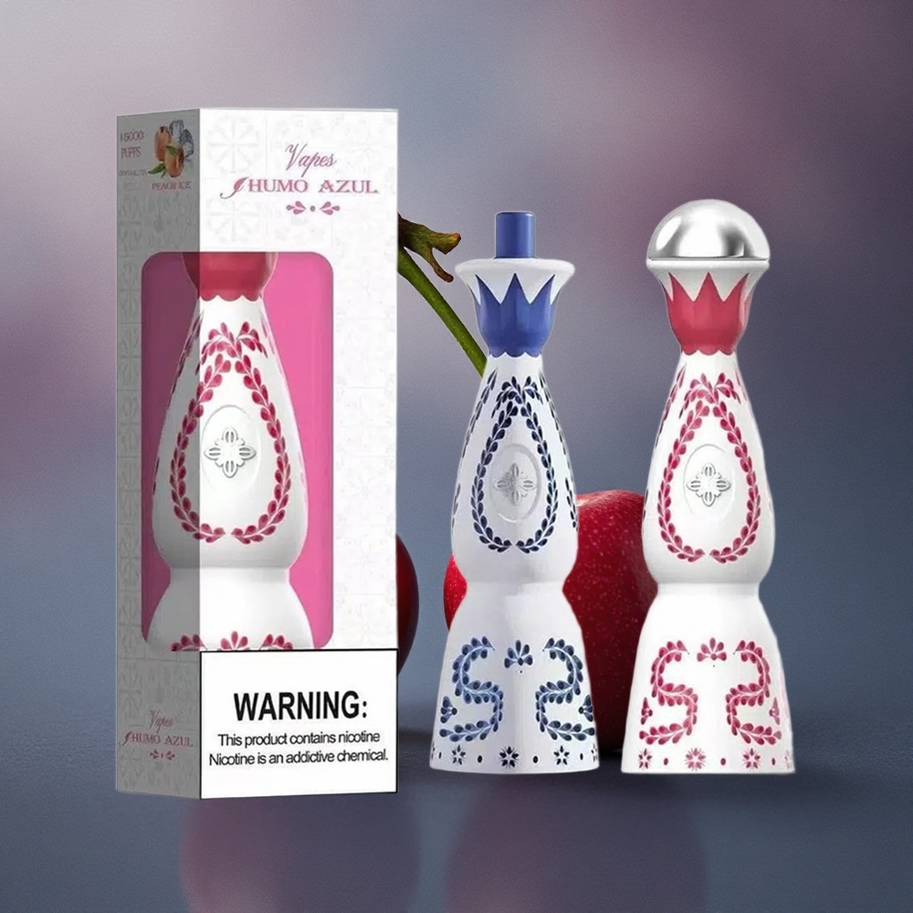 Humo Azul 15000 Puffs Cereza de California con 5% de nicotina y 500mAh