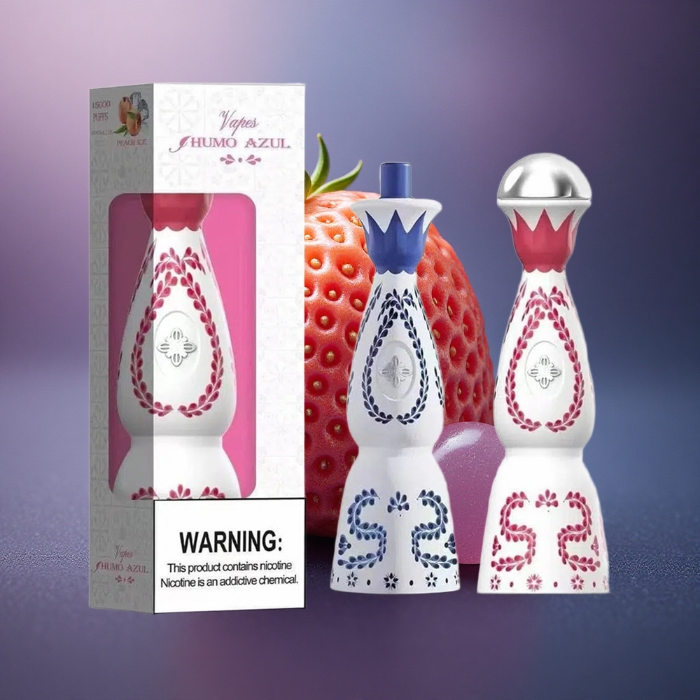 Humo Azul 15000 Puffs Chicle de Fresa con 5% Nicotina y 500mAh