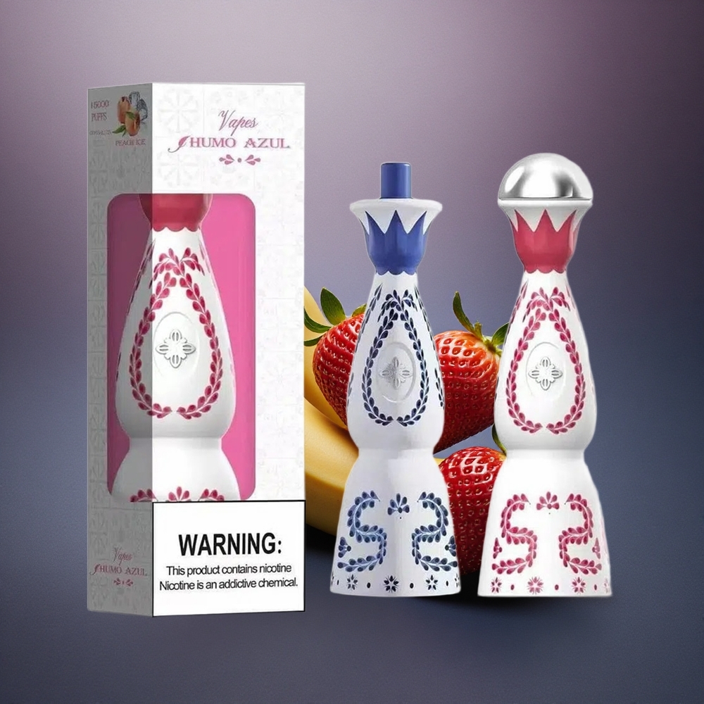Humo Azul 15000 Puffs Fresa Plátano 5% Nicotina 500mAh