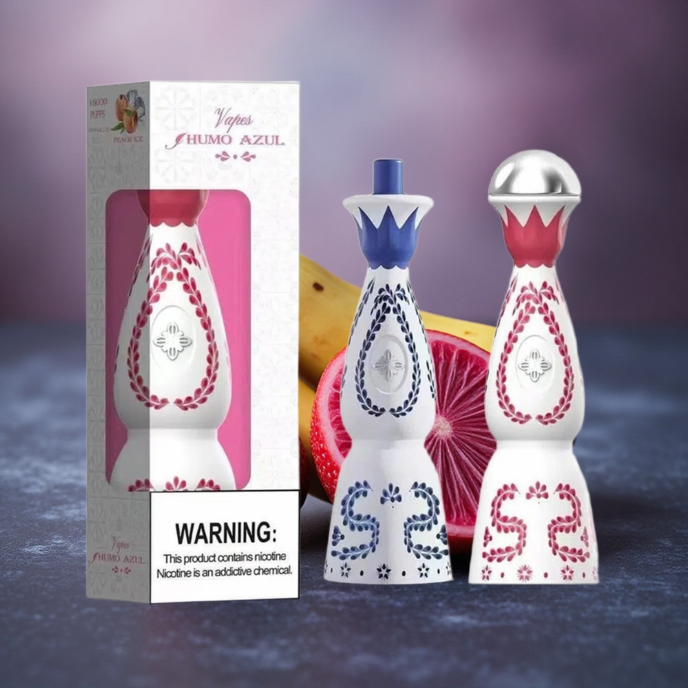 Humo Azul 15000 Puffs Fresa Plátano Pitahaya 5% Nicotina 500mAh