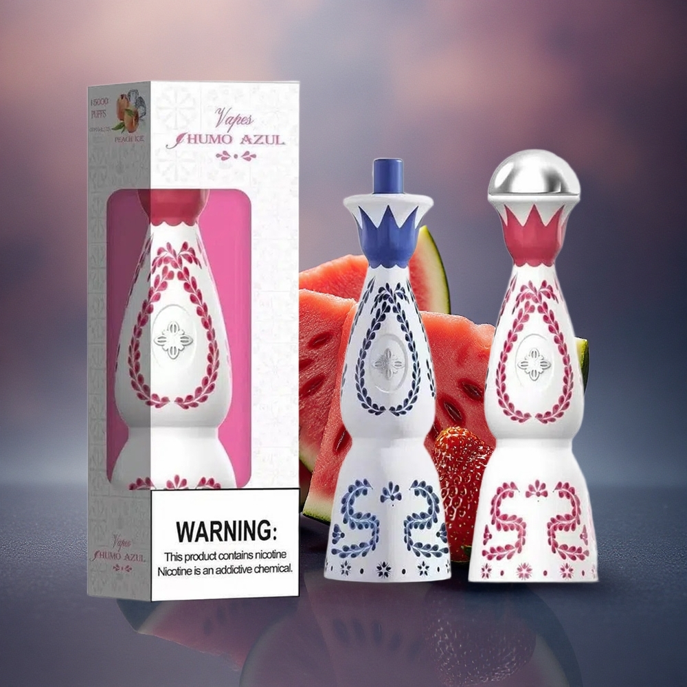 Humo Azul 15000 Puffs Fresa Sandía 5% Nicotina 500mAh