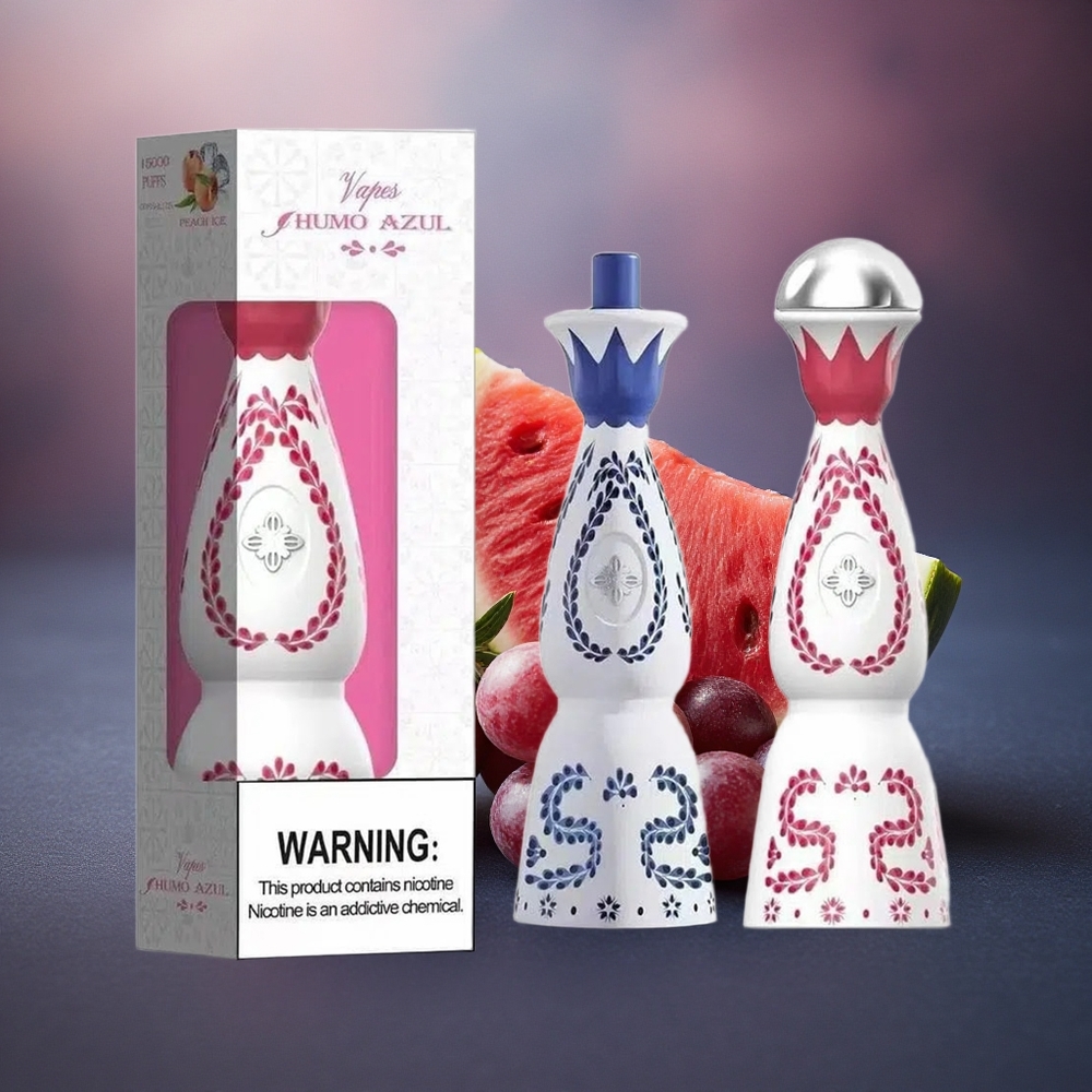 Humo Azul 15000 Puffs Fresa Sandía Uva 5% Nicotina 500mAh