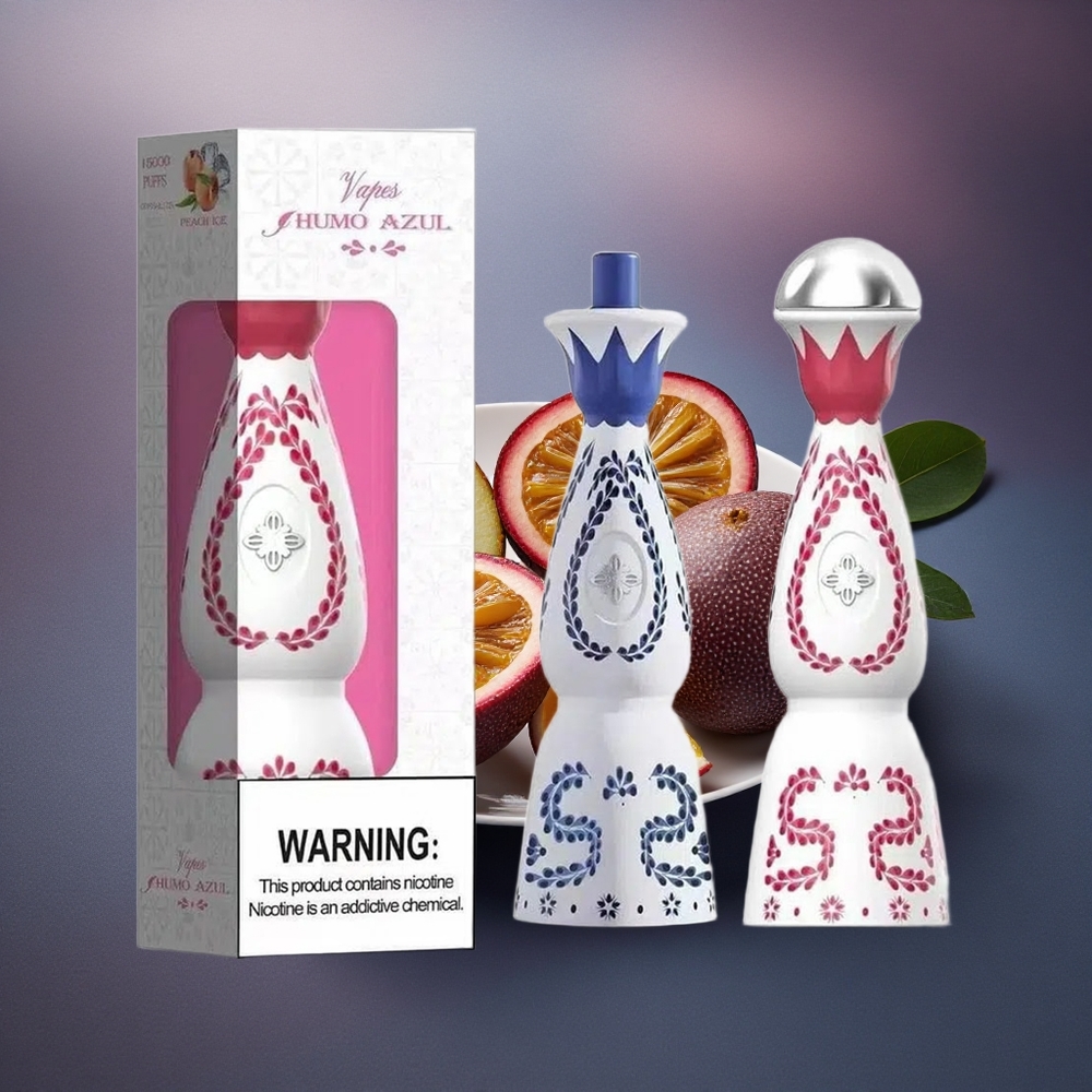 Humo Azul 15000 Puffs Kiwi Maracuyá Guayaba con 5% de Nicotina y Batería 500mAh