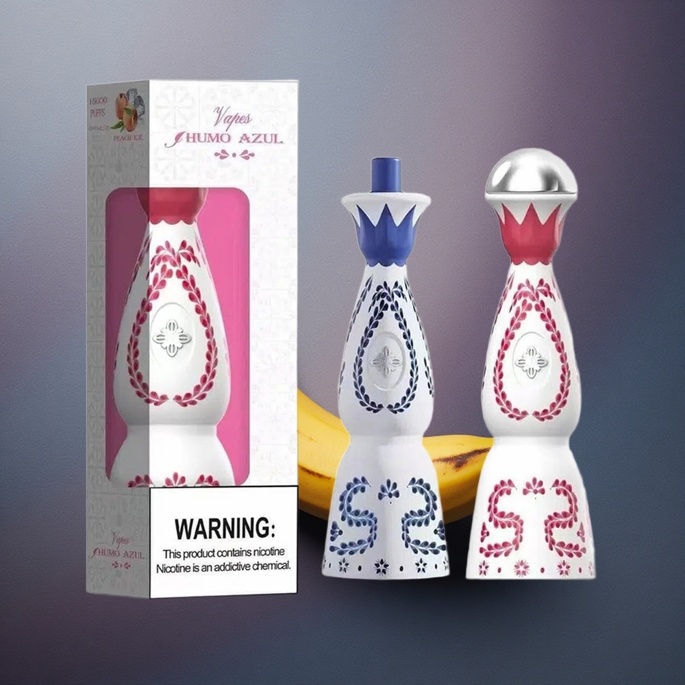 Humo Azul 15000 Puffs Plátano Azul 20mL 5% Nicotina 500mAh