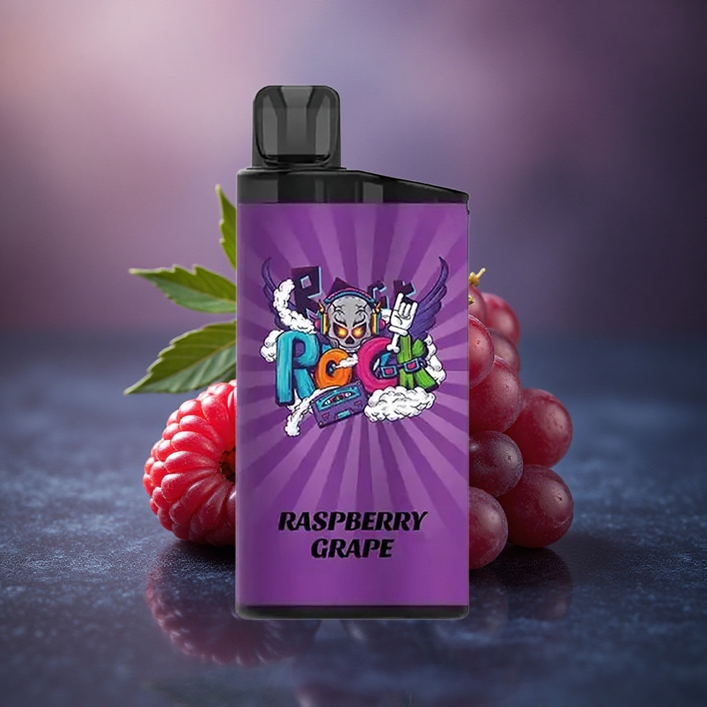 IGET Bar 3500 Puffs Frambuesa Uva 1400 mAh 1.2 Ohm