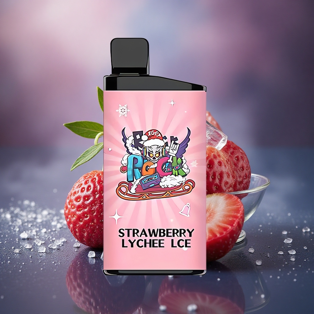 IGET Bar 3500 Puffs Fresa Lychee Hielo 1400 mAh 1.2 Ohm