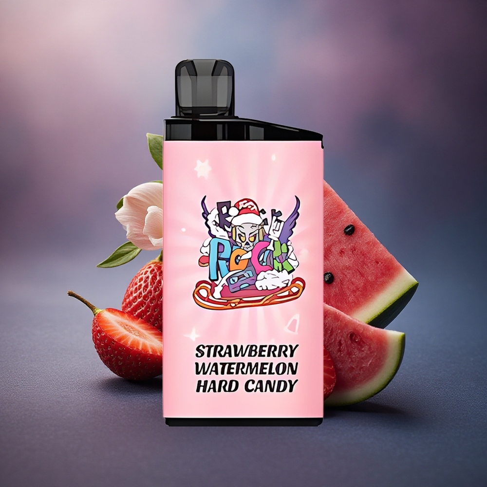 IGET Bar 3500 Puffs Fresa Sandía Caramelo Duro con Batería 1400 mAh y Bobina 1.2 Ohm