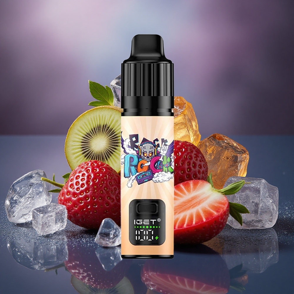 IGET BAR PLUS S3 POD 10000 Puffs Fresa Kiwi Hielo con 5% Nicotina y 950 mAh